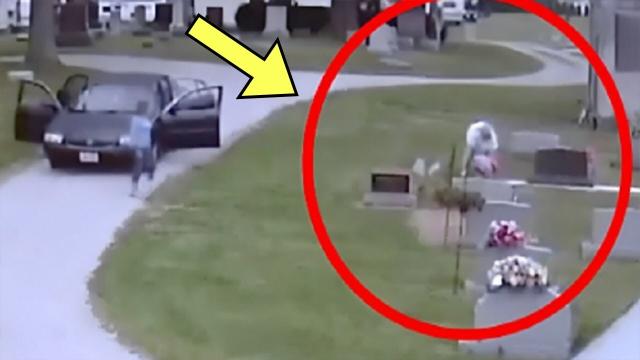 Parents Install Camera At Son's Grave After Strange Visit, They Turn Pale When Seeing The Footage