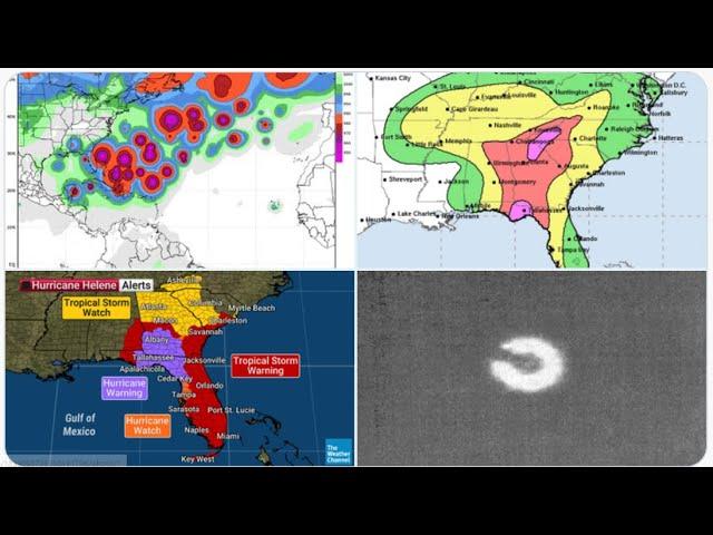 Unsurvivable 20+ foot  Storm Surge Possible from a Category 4+ Monster Hurricane Helene!