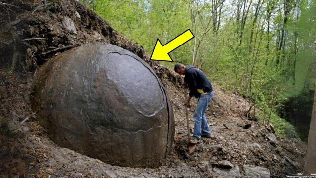 Excavator Busts Open Rock, Had No Idea What He's Done