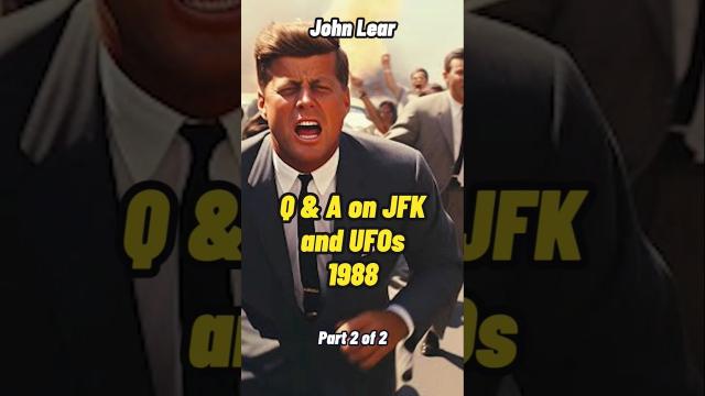 John Lear 1988 - Q & A on JFK and UFOs Part 2 #shorts #status