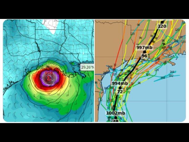 RED ALERT! Texas or Louisiana to get hit by Major Hurricane in next 100 hours?!