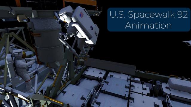 U.S. Spacewalk 92 Animation