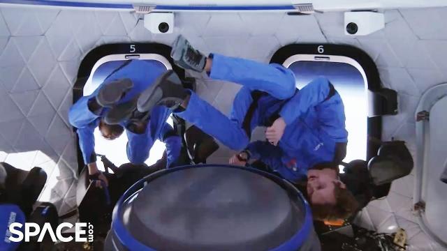 Blue Origin NS-25 crew enjoys zero-g in amazing launch highlights