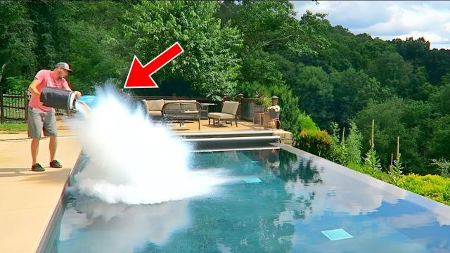 Man Is Sick Of Neighbours Using His Pool So He Does This