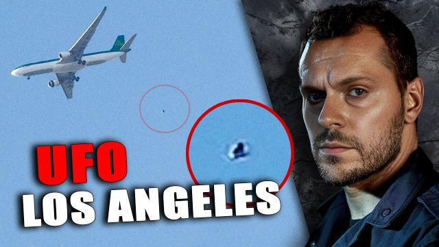 THIS NEW UFO VIDEO IS AMAZING! SPHERE UAP PASSING BY A PLANE IN LA ! ????