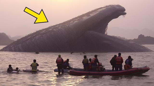 Rescuers Spot Huge Creature Near Boat Accident - They Turn Pale After Realizing What It Is