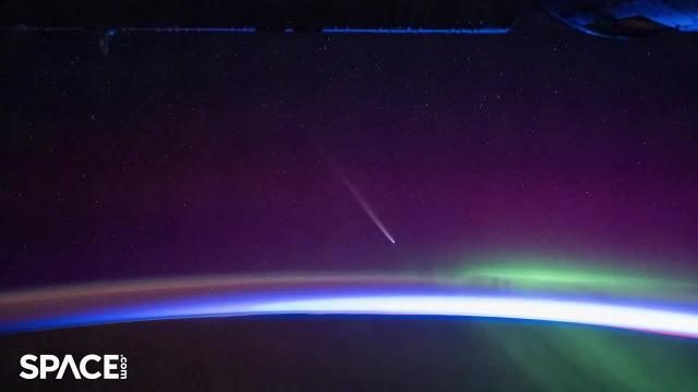 Comet Tsuchinshan-ATLAS caputured in amazing time-lapse from space