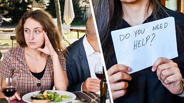 Couple Ordered in Restaurant – Waitress Immediately Knew Something Was Wrong