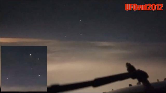 UFOs? pris par un pilote de ligne au dessus de l'Europe (Caught by an airline pilot over Europe)