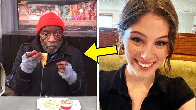 Waitress Feeds Homeless Man Daily Completely Unaware Of Who He Is