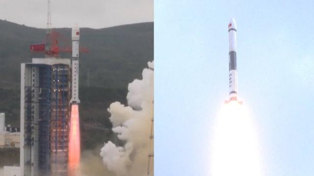 Blastoffs! China's Kuaizhou-1A and Long March-2D rockets launch 10 satellites