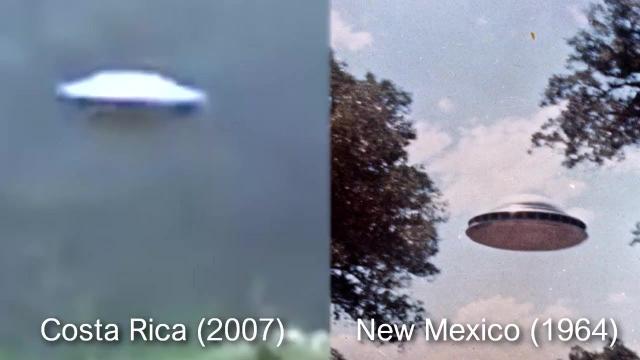 This UFO photo uploaded to the US National Archives is similar to the one filmed in Costa Rica