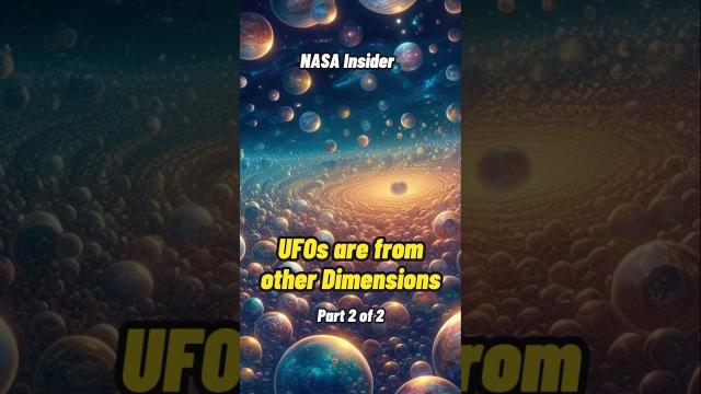 Alleged NASA insider claims UFOs are from other dimensions Part 2 #shorts #status