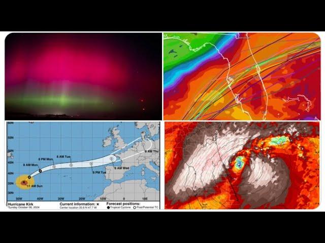 RED ALERT! Category 5 or 4 Unusual Hurricane Milton to hit Central Florida & Kirk to hit Europe!