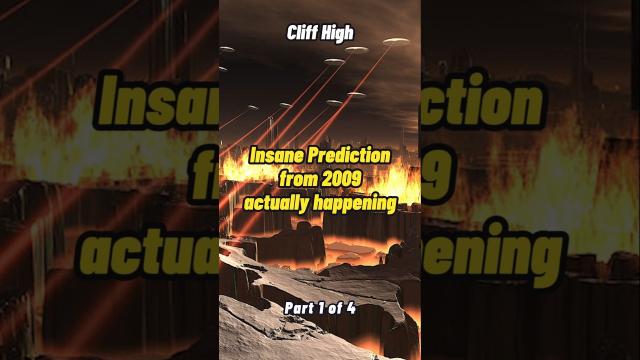 Cliff High's Webbot program made this prediction in 2009 Part 1 #shorts #status