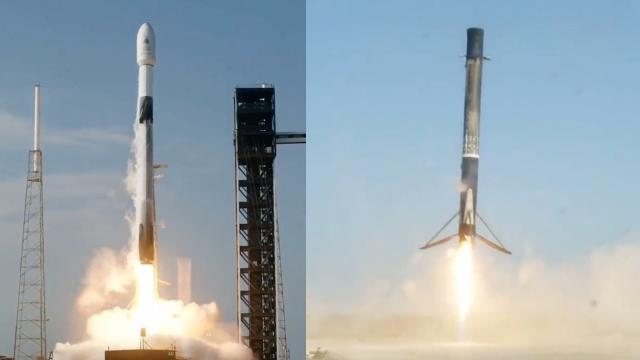 Blastoff! SpaceX launches WorldView Legion satellites, nails landing in Florida