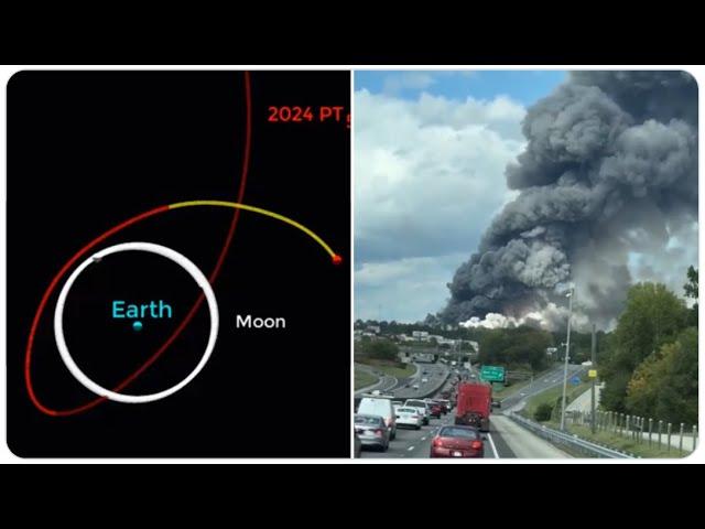 Moon gets a new Moon* today & Big BioLab fire in Georgia!