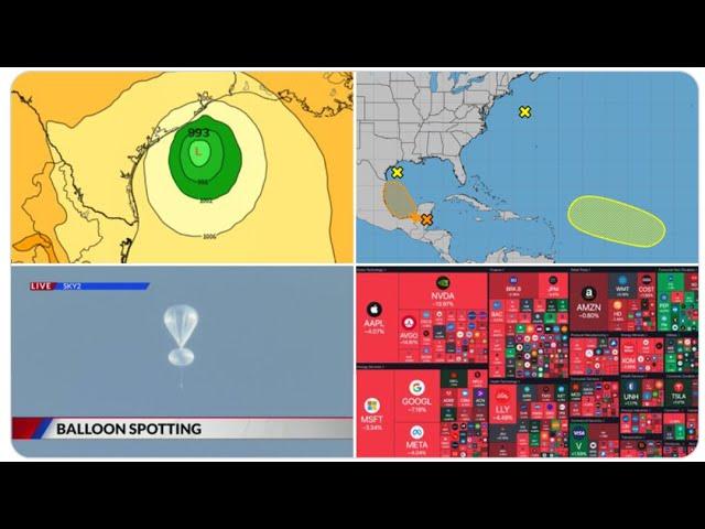 RED ALERT! Hurricane watch for next Wednesday for Texas & Mexico!