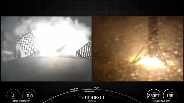 Blastoff! SpaceX launches Starlink batch with direct-to-cell capability, nails landing