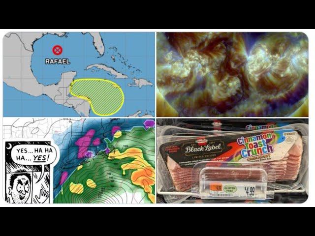 New Hurricane Watch! Flaming space debris over TX & OK! 6.8 & 6.0 Cuba Earthquakes! 3 on the Sun!