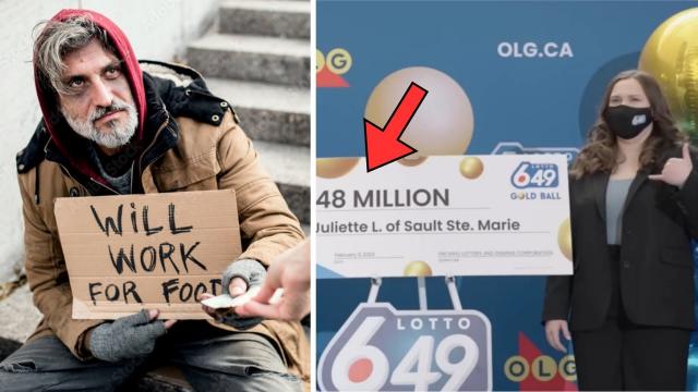 Single Mom Buys Winning Lottery Ticket, Then Tells Homeless Man to Get in Her Car