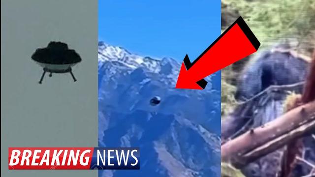 CRAZY FOOTAGE! Clearest UFO VIDEO EVER! Mind-blowing New Bigfoot Video! 2024