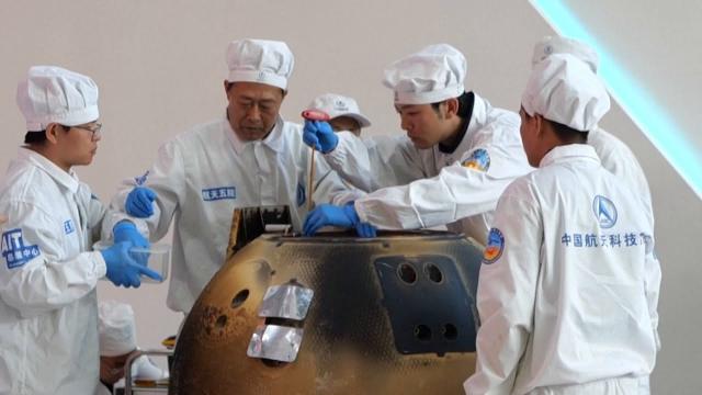 Moon sample container removed from Chang'e-6 capsule by researchers