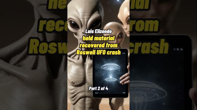 Luis Elizondo held material recovered from UFO crash in Roswell 1947 Part 2 #shorts #status ????