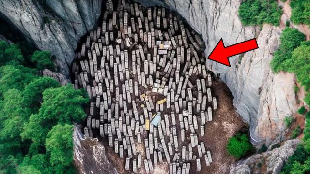 Drone Makes a Scary Discovery in a Valley, No One Is Supposed To See This