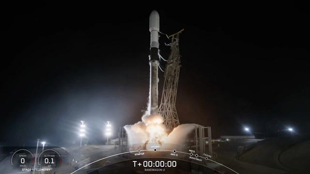 Blastoff! SpaceX launches Bandwagon-2 rideshare mission, nails landing in California