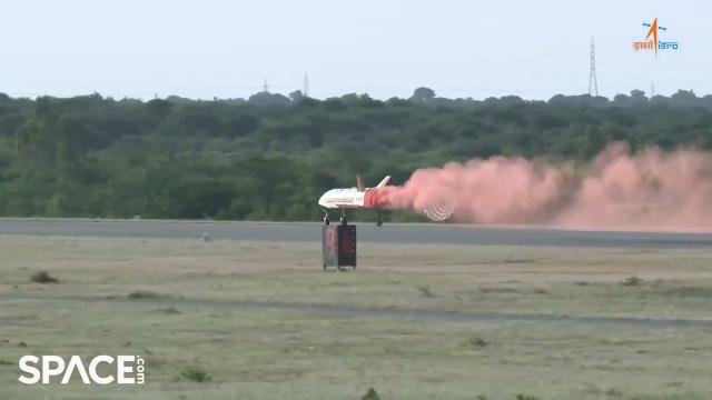India's prototype space plane autonomously lands in test