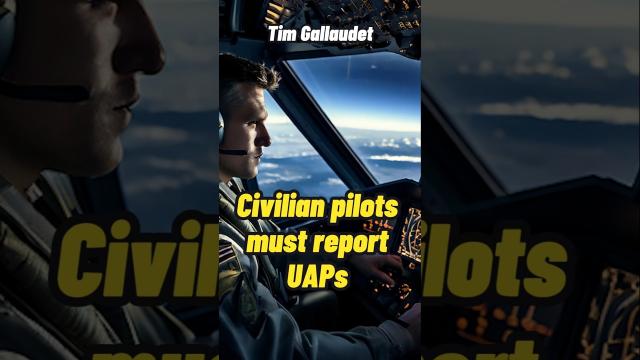 Tim Gallaudet - Why Civilian Pilots Must Report UAPs for Safety #shorts #status