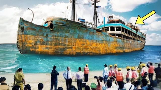 Lost Ship Beaches After 90 Years – What Is Found Inside Horrifies Everyone