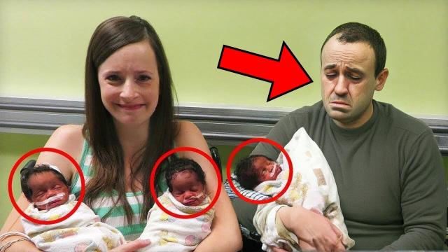 Man Leaves Wife And Triplets After DNA Test - Years Later He Turns Pale When He Sees Them