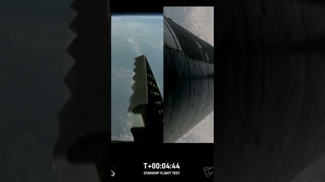 SpaceX Starship's 4th launch! #timelapse #spacexlaunch #elonmusk #reentry