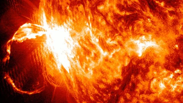 Sun blasts powerful X3.3-class solar flare - See stunning spacecraft views