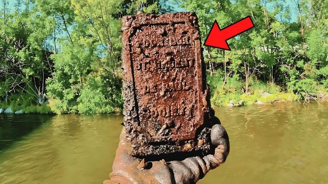 Man Fishes Weird-Looking Tablet From River, Expert Turns Pale When He Sees What It Is