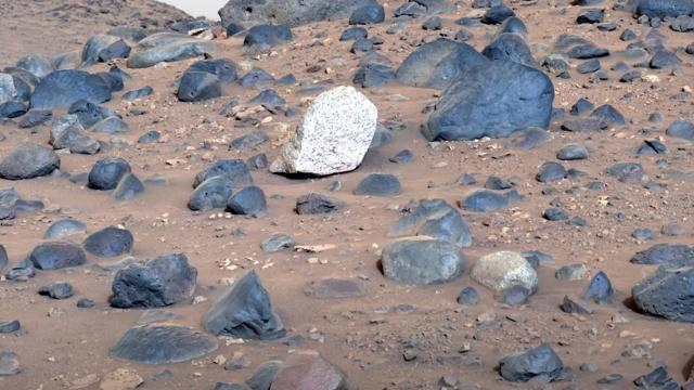 NASA's Perseverance rover captures oddball rock on Mars