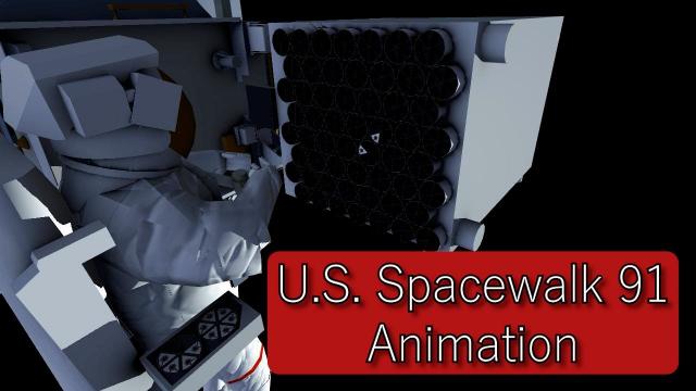 U.S. Spacewalk 91 Animation - Friday, January 10, 2025