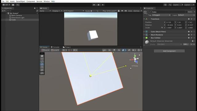 Découverte De L'interface De Unity